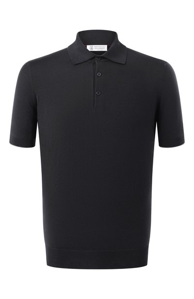Мужская хлопковое поло BRUNELLO CUCINELLI, арт. M29800125