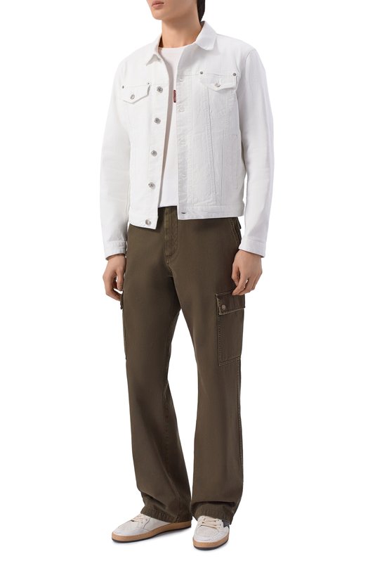 Джинсовая куртка Dsquared2 S74AM1673/S39781 Белый  S74AM1673/S39781 Фото 2