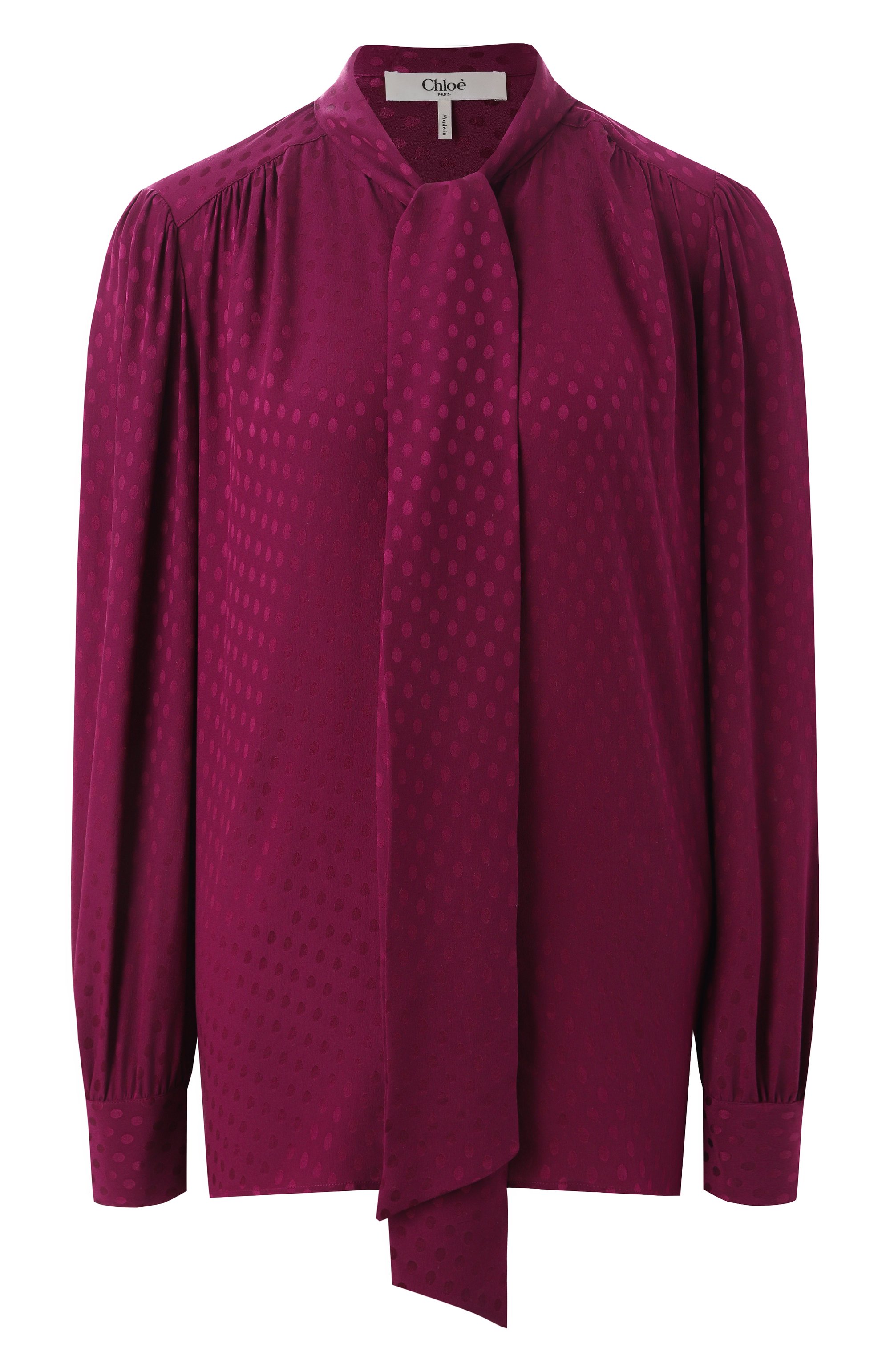 Шелковая блузка CHLOÉ, арт. CHC25SHT02315, фото 1