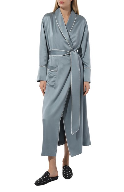 Шелковый халат KLEED LOUNGEWEAR, арт. R0LLER R0BE, фото 2