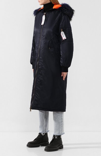 Пуховик с меховой отделкой FORTE DEI MARMI COUTURE, арт. FFW19-1504, фото 3