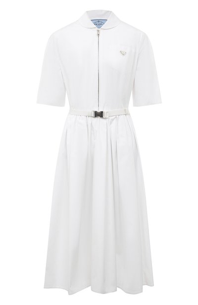 Женское хлопковое платье PRADA, арт. P3F13H-1UCX-F0009-211