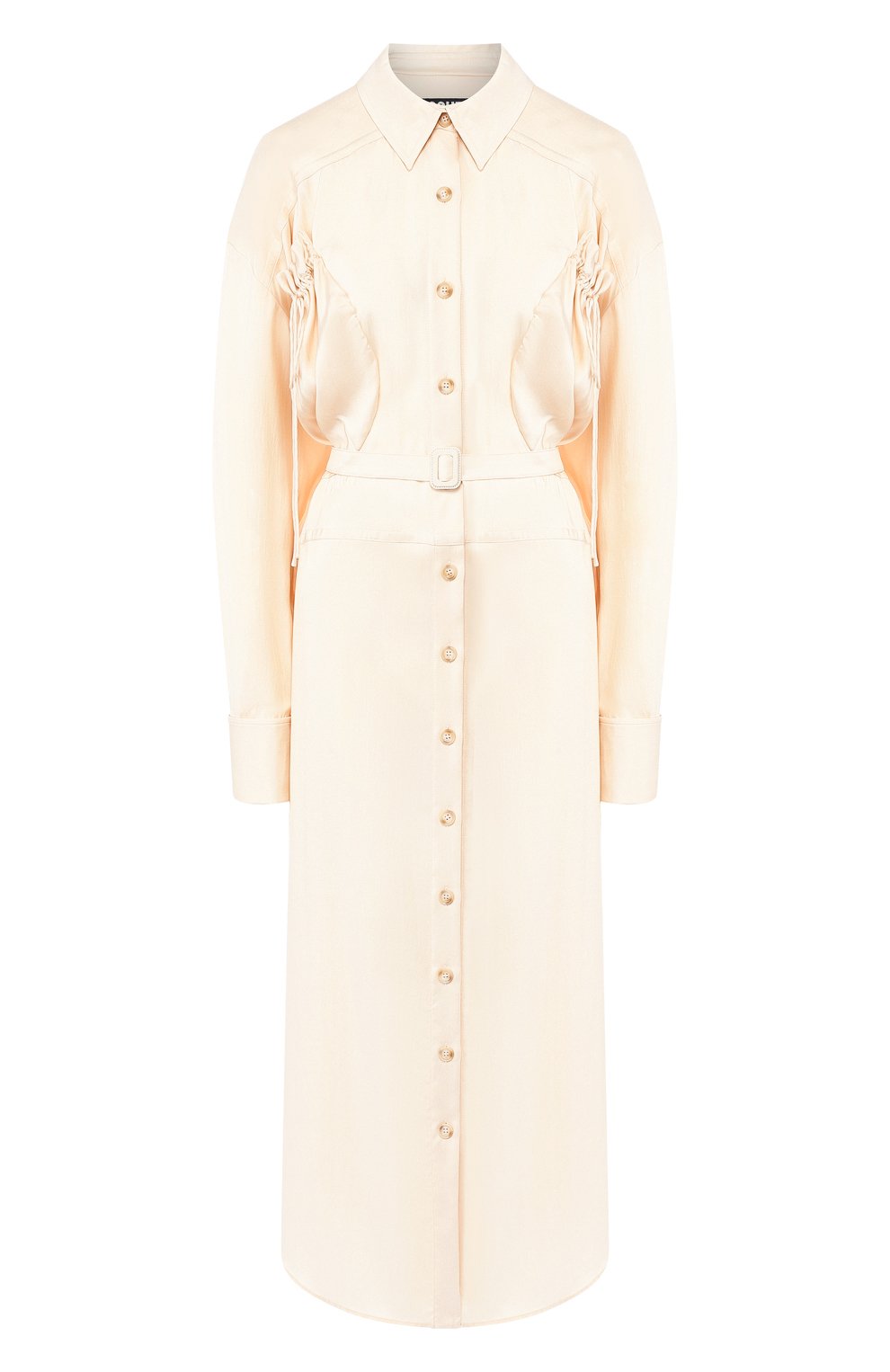 Платье из смеси вискозы и шелка JACQUEMUS, арт. 193DR07/18130, фото 1