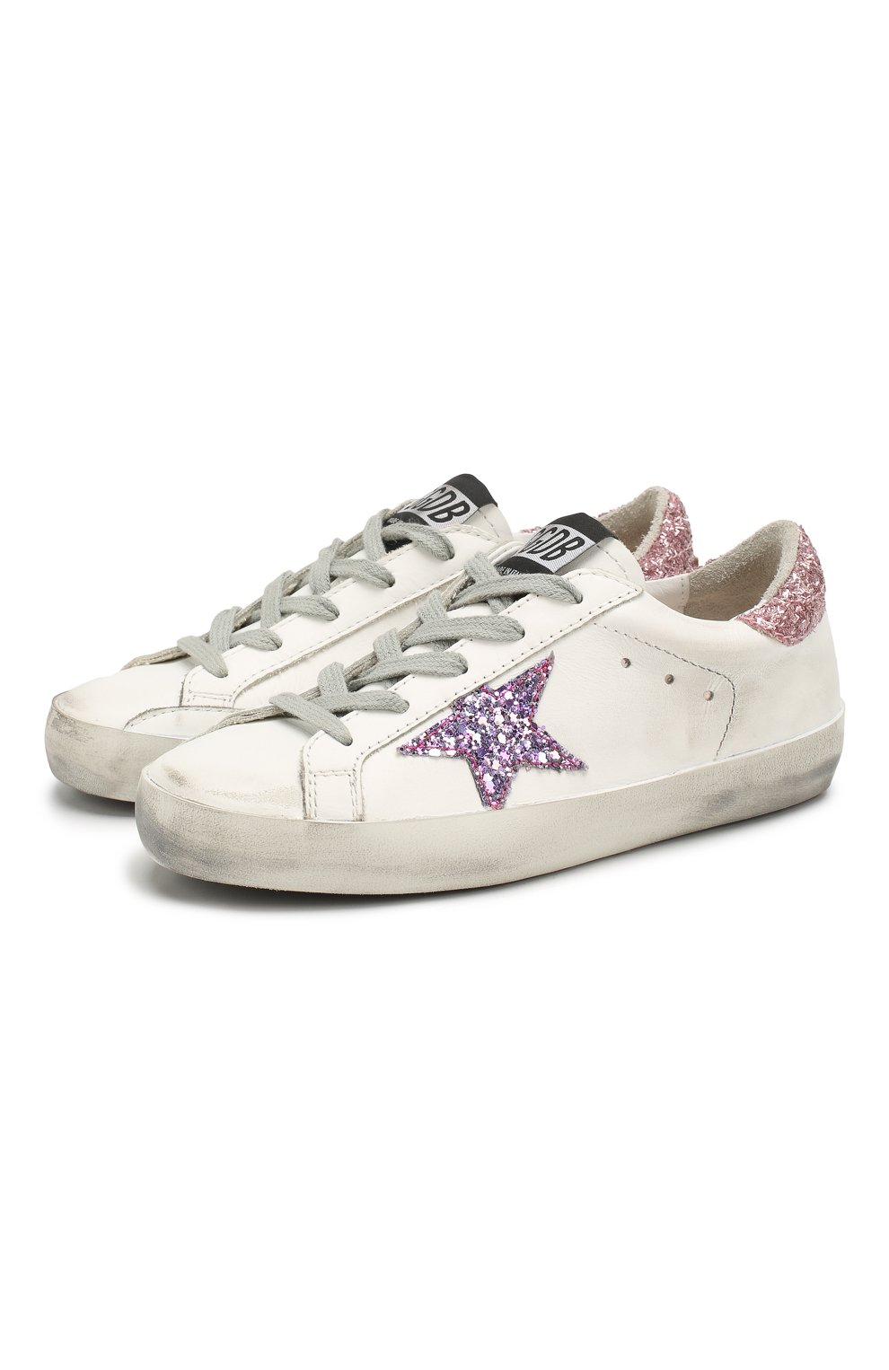 Кожаные кеды superstar GOLDEN GOOSE DELUXE BRAND белого цвета по цене 25400 руб., арт. G35KS301.B14, фото 1 Кожаные кеды superstar GOLDEN GOOSE DELUXE BRAND, арт. G35KS301.B14, фото 1