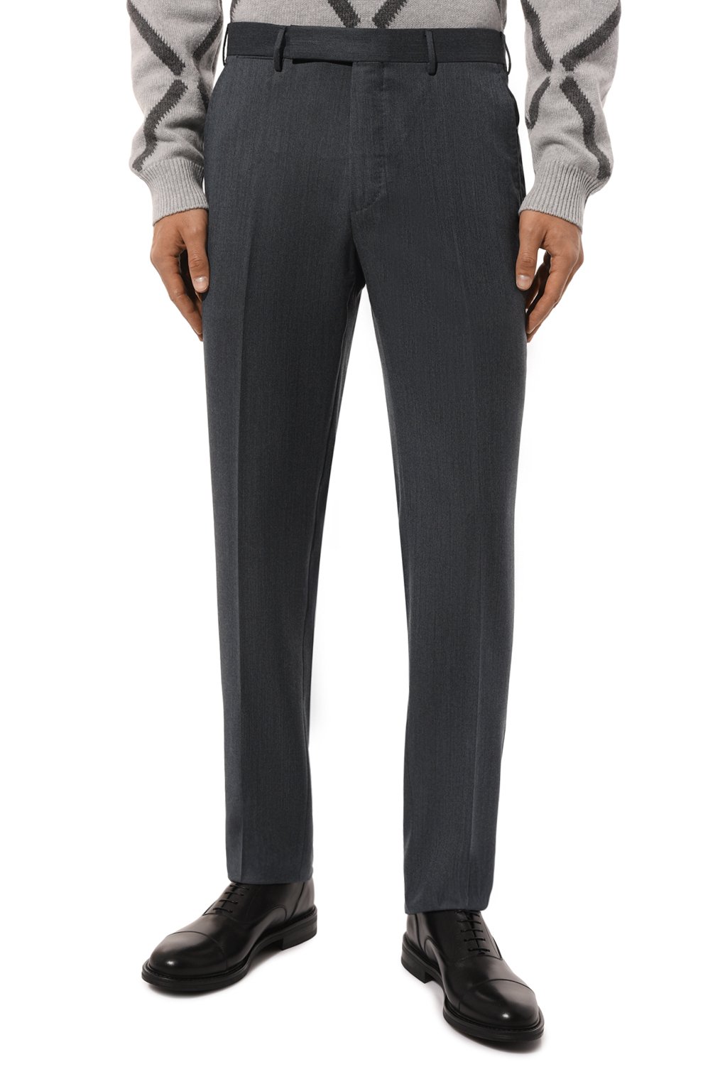 Шерстяные брюки ZEGNA, арт. 75TB12/811F29A8, фото 3