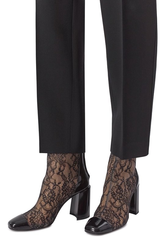 Комбинированные ботильоны Kisu 85 Jimmy Choo KISUAB85DYJ Чёрный  KISUAB85DYJ Фото 2