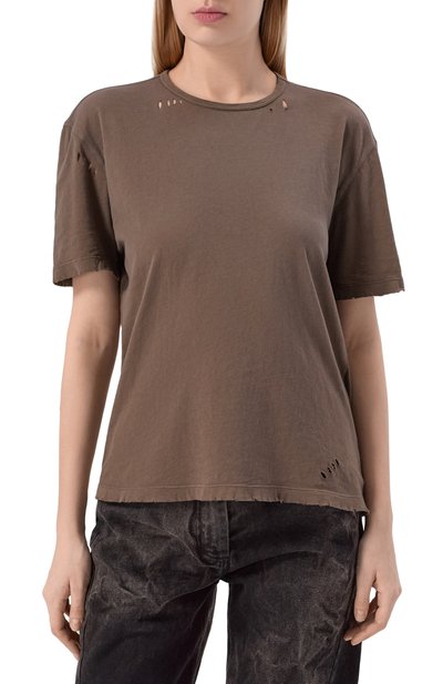 Хлопковая футболка ANN DEMEULEMEESTER, арт. B0013500/FA638, фото 3