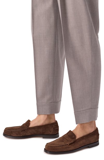 Замшевые пенни-лоферы TOD’S, арт. XXW34L0I011/RE0, фото 3