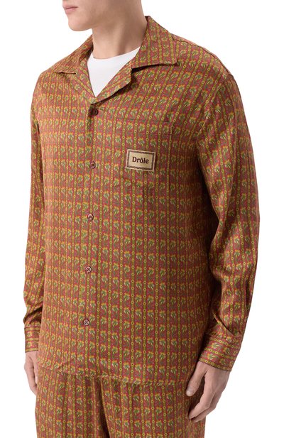 Рубашка из вискозы DROLE DE MONSIEUR, арт. J-SH233-VI027-RD, фото 3