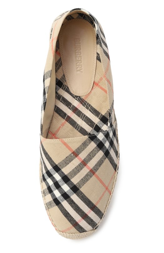 Текстильные эспадрильи Mews Burberry 8109235 Бежевый  8109235 Фото 6