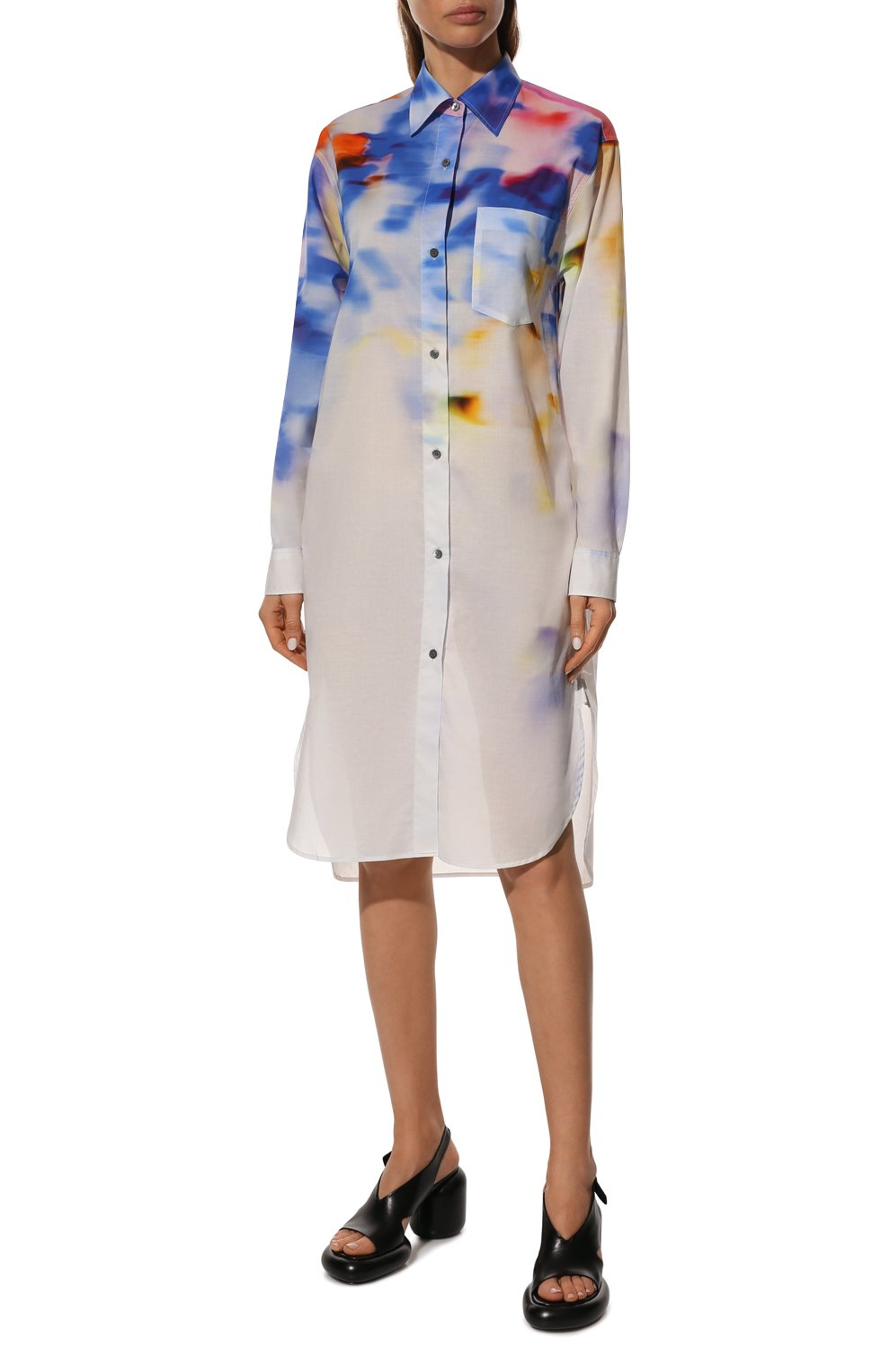 Хлопковое платье DRIES VAN NOTEN, арт. 221-011035-4342, фото 3