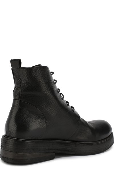 Кожаные ботинки MARSELL черного цвета по цене 99500 руб., арт. MM2846/VACCH.V0L0NATA, фото 4 Кожаные ботинки MARSELL, арт. MM2846/VACCH.V0L0NATA, фото 4