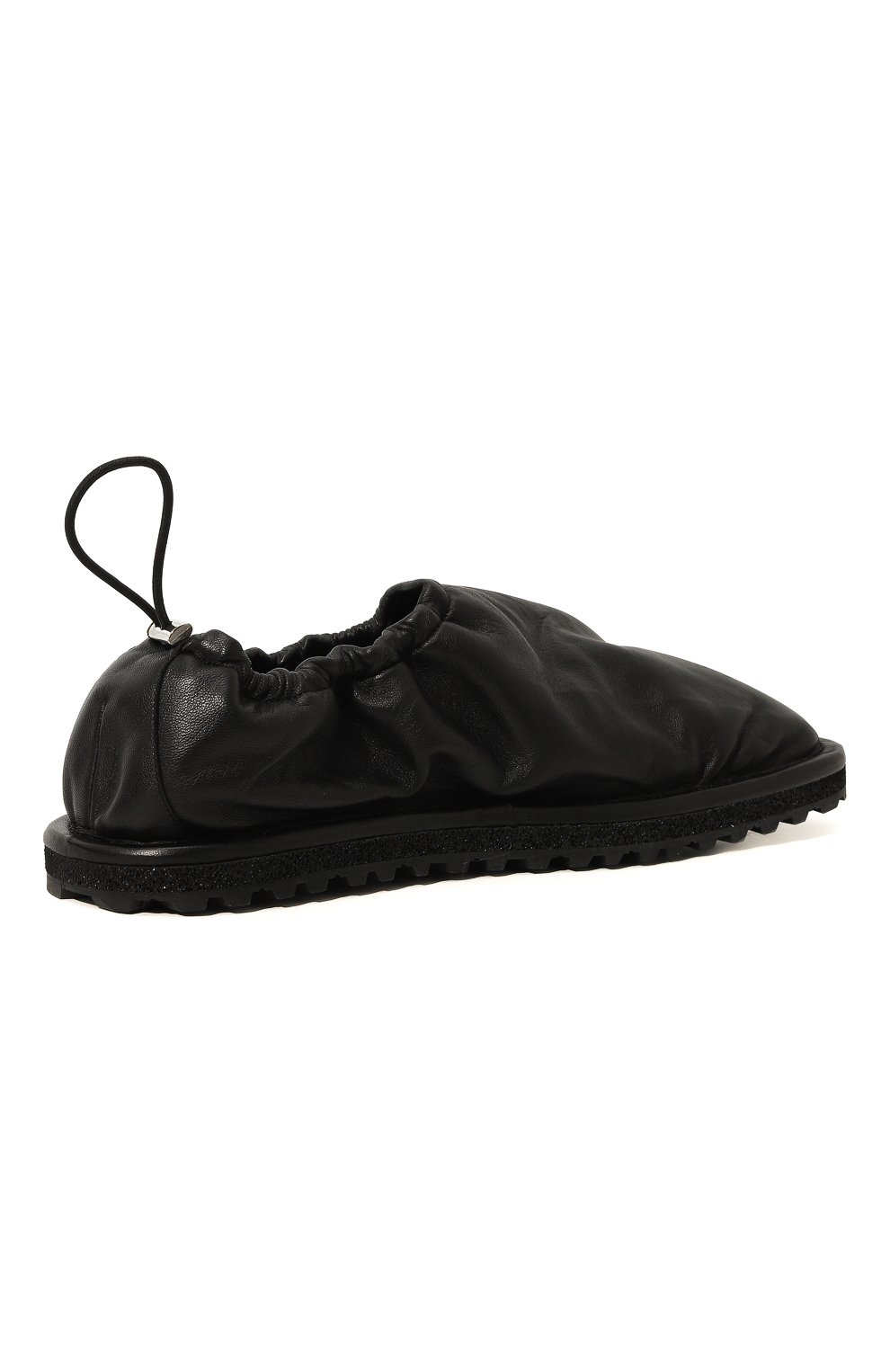 Кожаные слиперы DRIES VAN NOTEN черного цвета по цене 54850 руб., арт. MW232-728, фото 5 Кожаные слиперы DRIES VAN NOTEN, арт. MW232-728, фото 5
