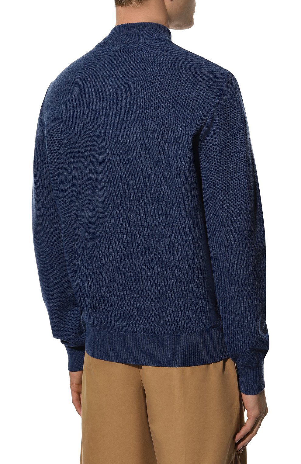 Шерстяной джемпер PAUL&SHARK синего цвета по цене 28800 руб., арт. 12311109, фото 4 Шерстяной джемпер PAUL&SHARK, арт. 12311109, фото 4