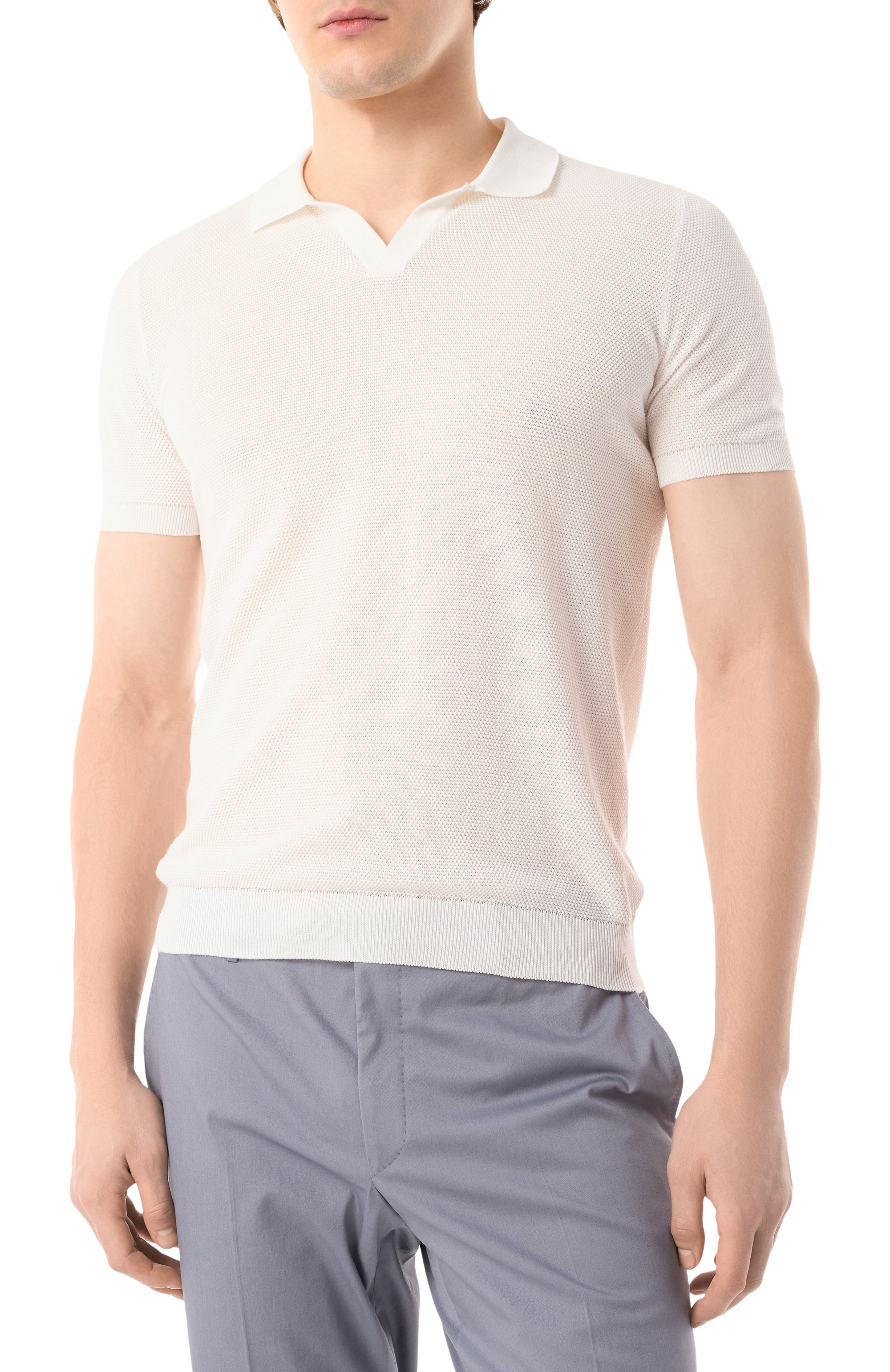 Хлопковое поло GRAN SASSO, арт. 57155/26901, фото 3