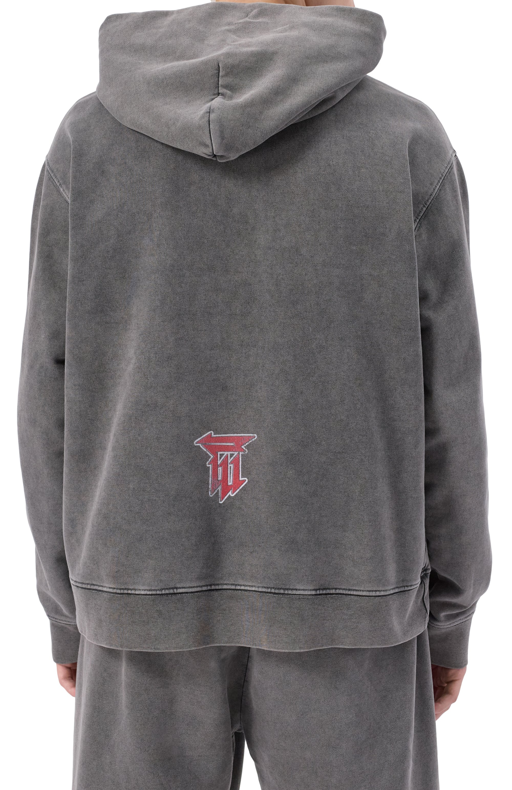 Хлопковое худи DIEGO VENTURINO темно-серого цвета по цене 37850 руб., арт. DVFLHDVC90, фото 4 Хлопковое худи DIEGO VENTURINO, арт. DVFLHDVC90, фото 4