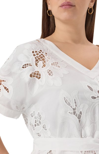 Хлопковое платье MARINA RINALDI VOYAGE, арт. MICAELA, фото 5