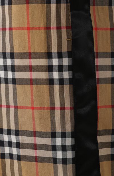 Хлопковые брюки в клетку BURBERRY, арт. 8003208, фото 5