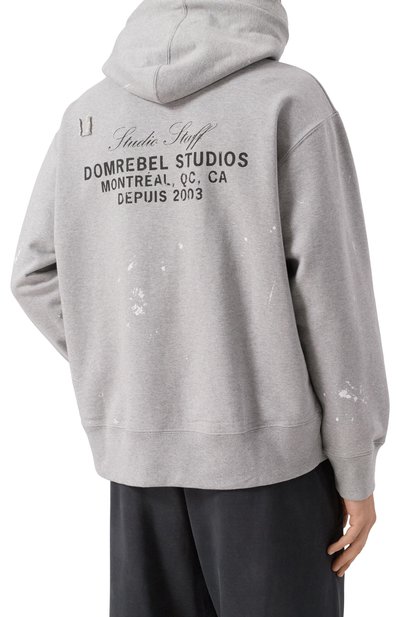 Хлопковое худи DOMREBEL, арт. M STAFF PULL0VER H00DIE, фото 4