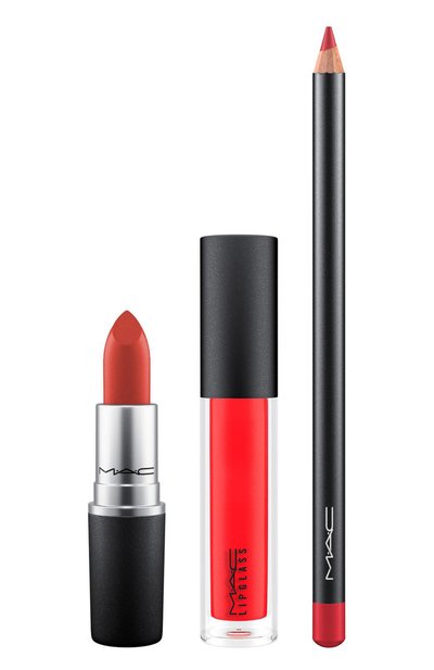 Женского набор для губ shiny pretty things goody bag: red lips MAC, арт. SC7W-Y8