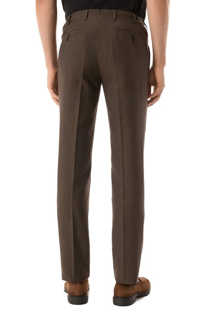 Брюки из шерсти и льна CORNELIANI, арт. 254B05-2514164, фото 4