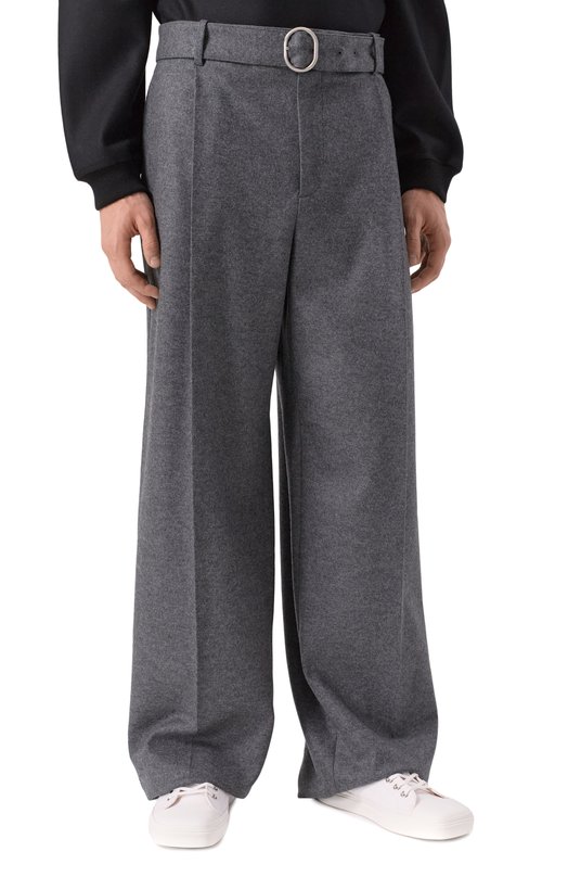 Шерстяные брюки Jil Sander J61KA0040-J40045 Серый  J61KA0040-J40045 Фото 3