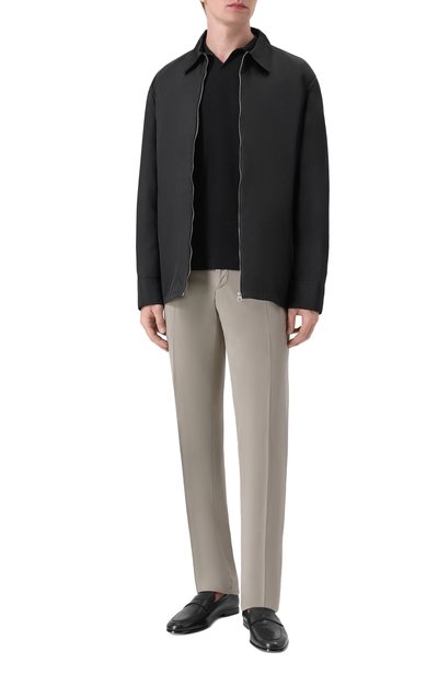 Брюки из хлопка и шелка MARCO PESCAROLO, арт. SLIM80/5300, фото 2