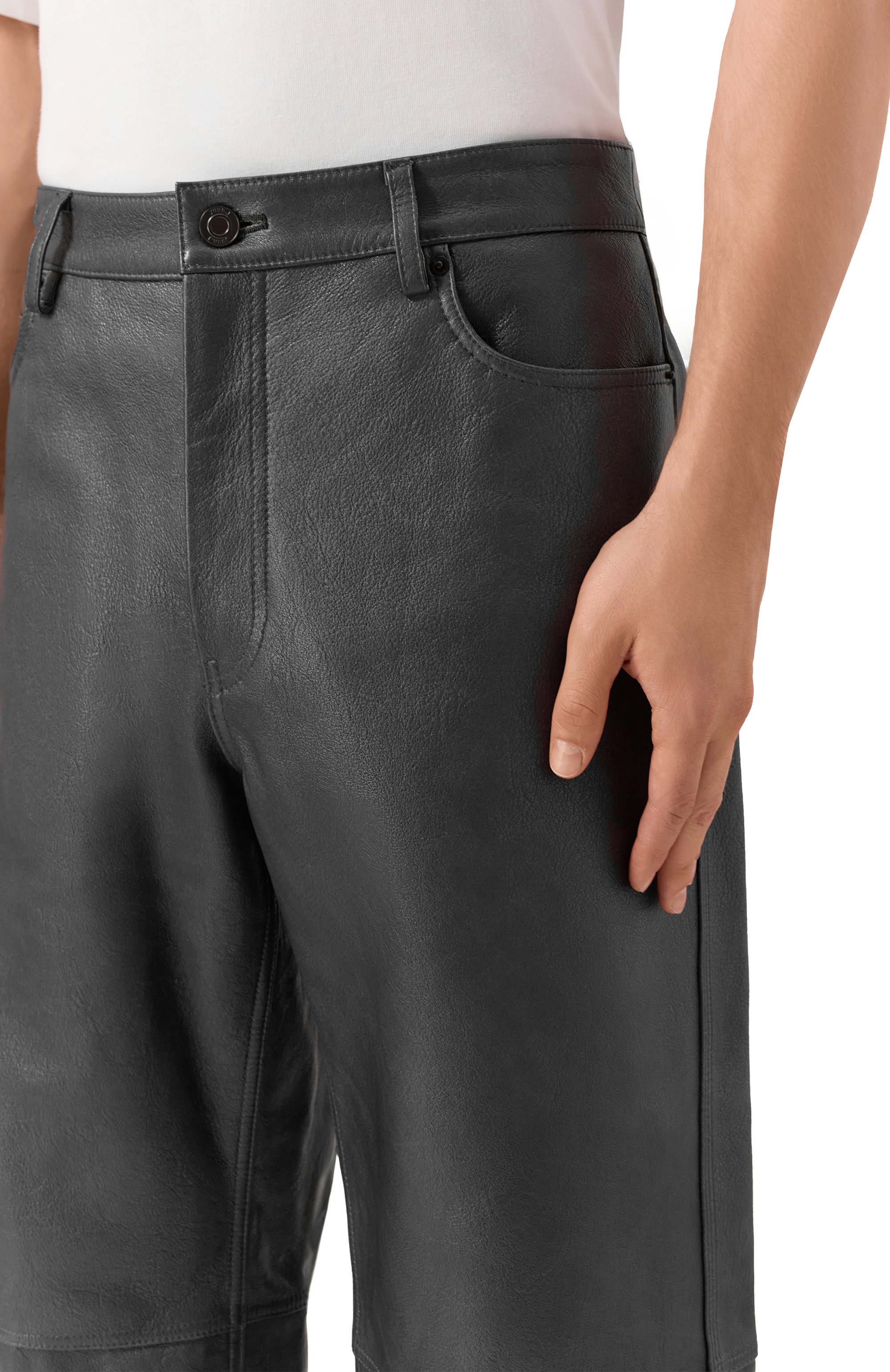 Кожаные брюки JUUN.J, арт. JC5921P32R, фото 5