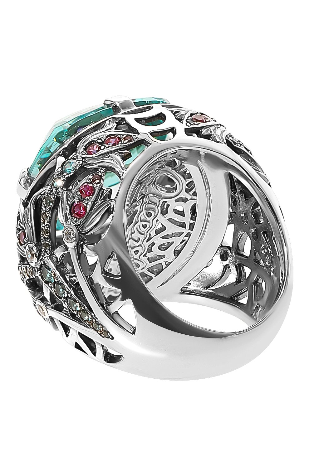 Кольцо square flower QUEENSBEE, арт. 101043, фото 3