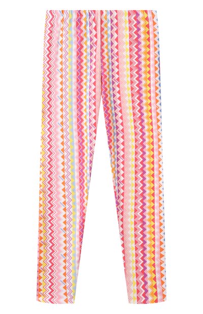 Хлопковые легинсы MISSONI разноцветного цвета по цене 12250 руб., арт. MW6A20/Z2852/12-16, фото 1 Хлопковые легинсы MISSONI, арт. MW6A20/Z2852/12-16, фото 1