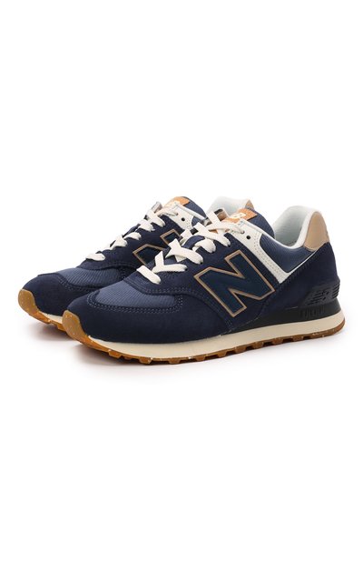 Комбинированные кроссовки 574 NEW BALANCE, арт. WL574SO2/B, фото 1