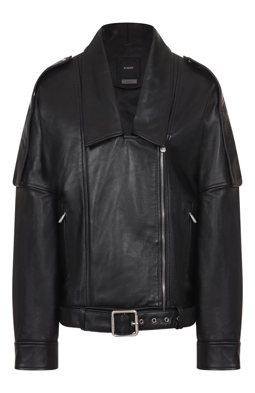 Кожаная куртка Pinko 104877/A21L Чёрный 104877/A21L