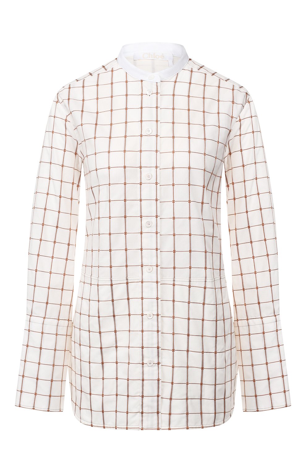 Рубашка в клетку CHLOÉ, арт. CHC19WHT09043, фото 1