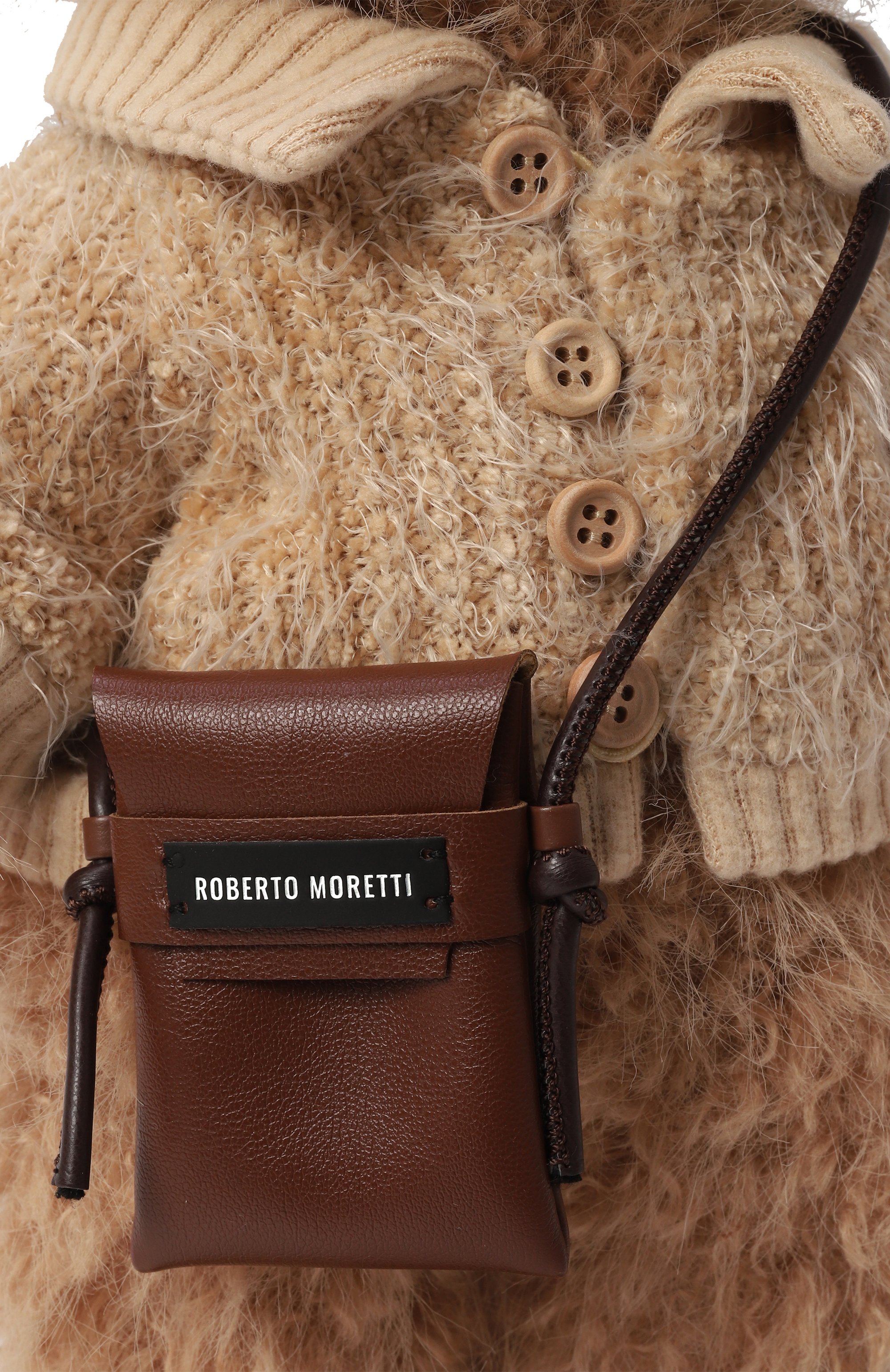 Мягкая игрушка мишка мама ROBERTO MORETTI бежевого цвета по цене 17390 руб., арт. 70-AOL-003RM, фото 4 Мягкая игрушка мишка мама ROBERTO MORETTI, арт. 70-AOL-003RM, фото 4