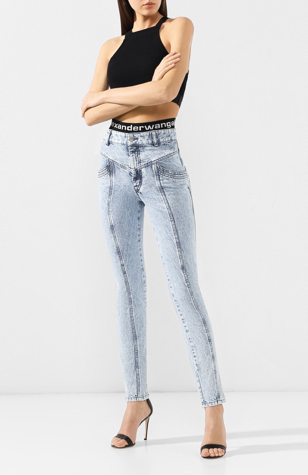 Джинсы прямого кроя ISABEL MARANT, арт. PA1077-19P015I/L0RRICKA, фото 2