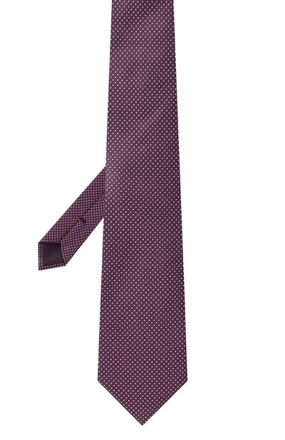Шелковый галстук CORNELIANI бордового цвета по цене 25100 руб., арт. 25U302-2520303, фото 3 Шелковый галстук CORNELIANI, арт. 25U302-2520303, фото 3