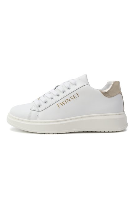 Кожаные кеды TWINSET, арт. 251GCJ010/35-40