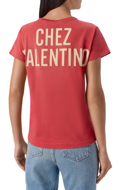 Хлопковая футболка VALENTINO, арт. 7B3MG24Y/9GL, фото 4