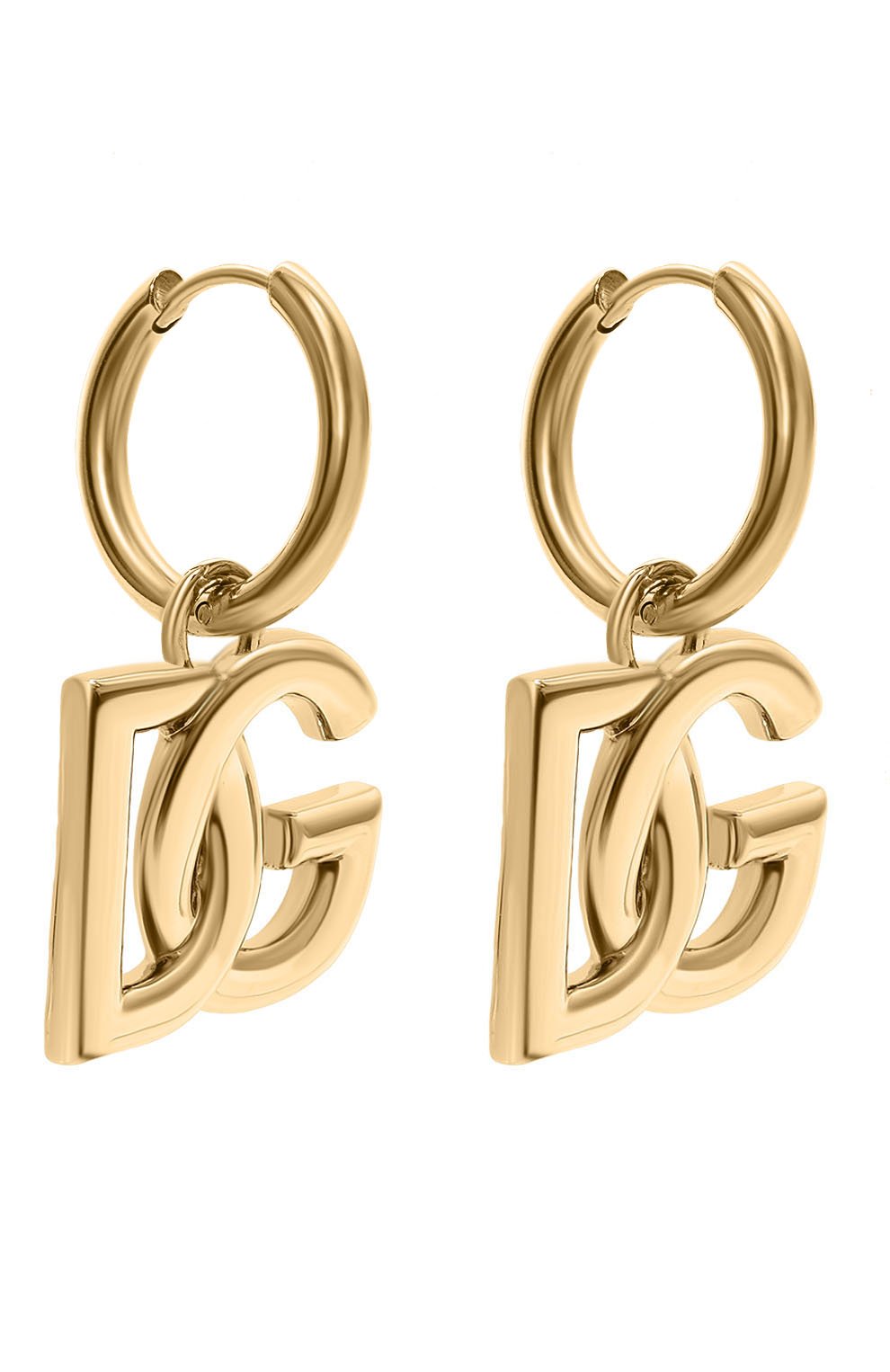 Серьги DOLCE & GABBANA золотого цвета по цене 33000 руб., арт. WEN5L2 W1111, фото 3 Серьги DOLCE & GABBANA, арт. WEN5L2 W1111, фото 3