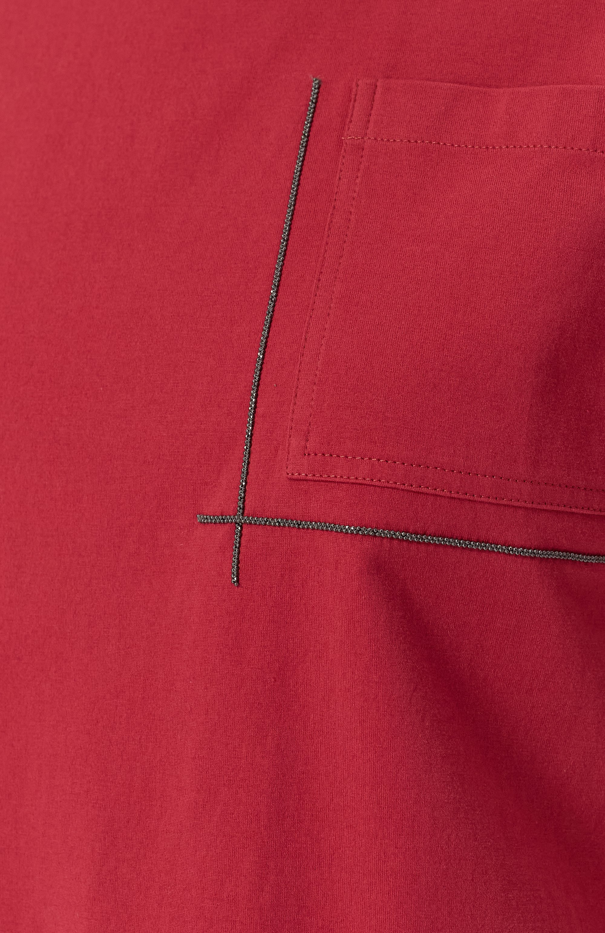 Хлопковая футболка BRUNELLO CUCINELLI, арт. M0T81HA850, фото 6