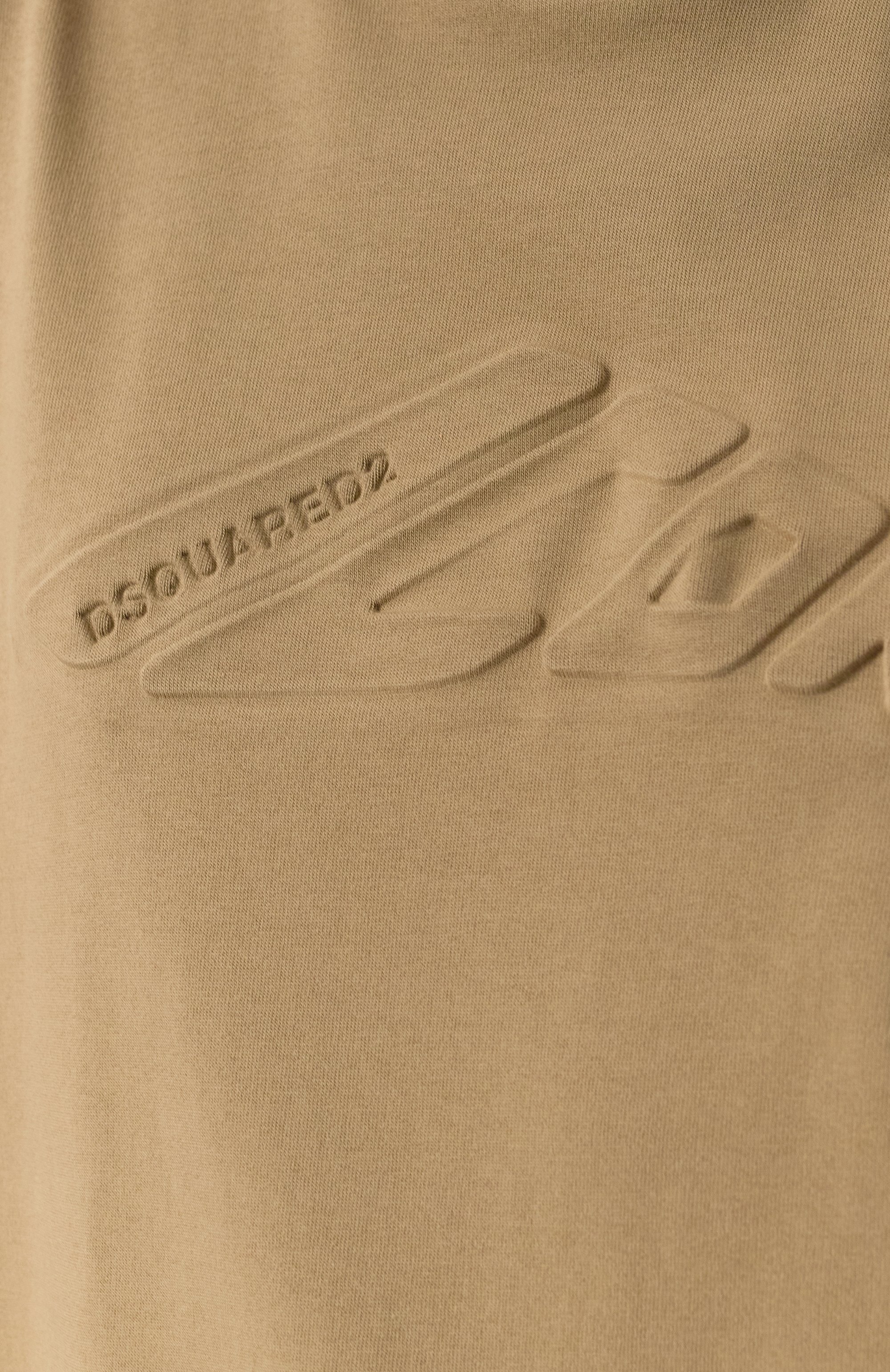 Хлопковое платье DSQUARED2 темно-бежевого цвета по цене 31600 руб., арт. S80CT0046/D20033, фото 6 Хлопковое платье DSQUARED2, арт. S80CT0046/D20033, фото 6