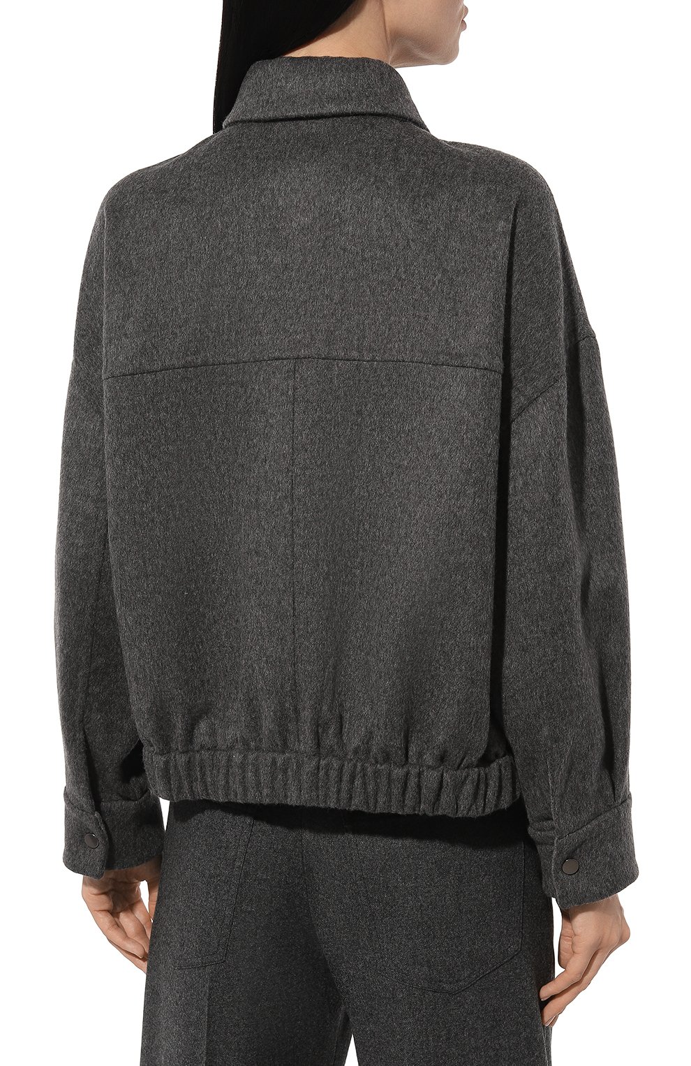 Шерстяная куртка BRUNELLO CUCINELLI темно-серого цвета по цене 453000 руб., арт. MD5657918, фото 4 Шерстяная куртка BRUNELLO CUCINELLI, арт. MD5657918, фото 4