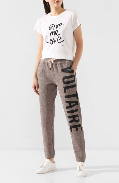 Брюки из смеси хлопка и вискозы ZADIG AND VOLTAIRE, арт. WHTQ0102F, фото 2