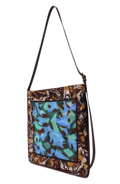 Сумка DRIES VAN NOTEN разноцветного цвета по цене 86850 руб., арт. 131515/4180, фото 4 Сумка DRIES VAN NOTEN, арт. 131515/4180, фото 4