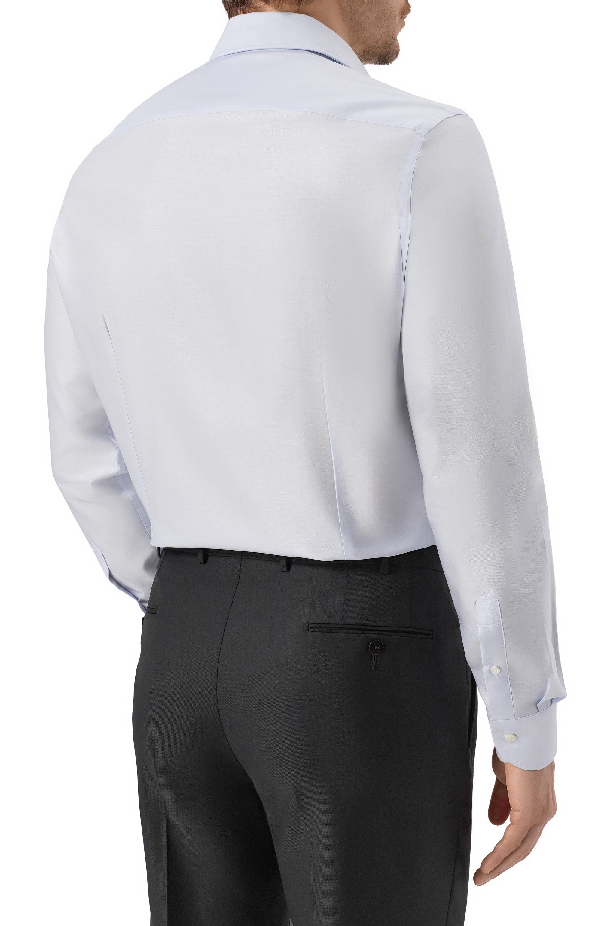 Хлопковая сорочка CANALI, арт. NCLX018/GR03440, фото 4