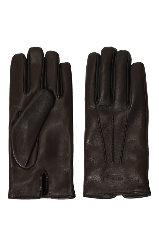 Кожаные перчатки Giorgio Armani 744133/2F203 Коричневый  744133/2F203 Фото 2