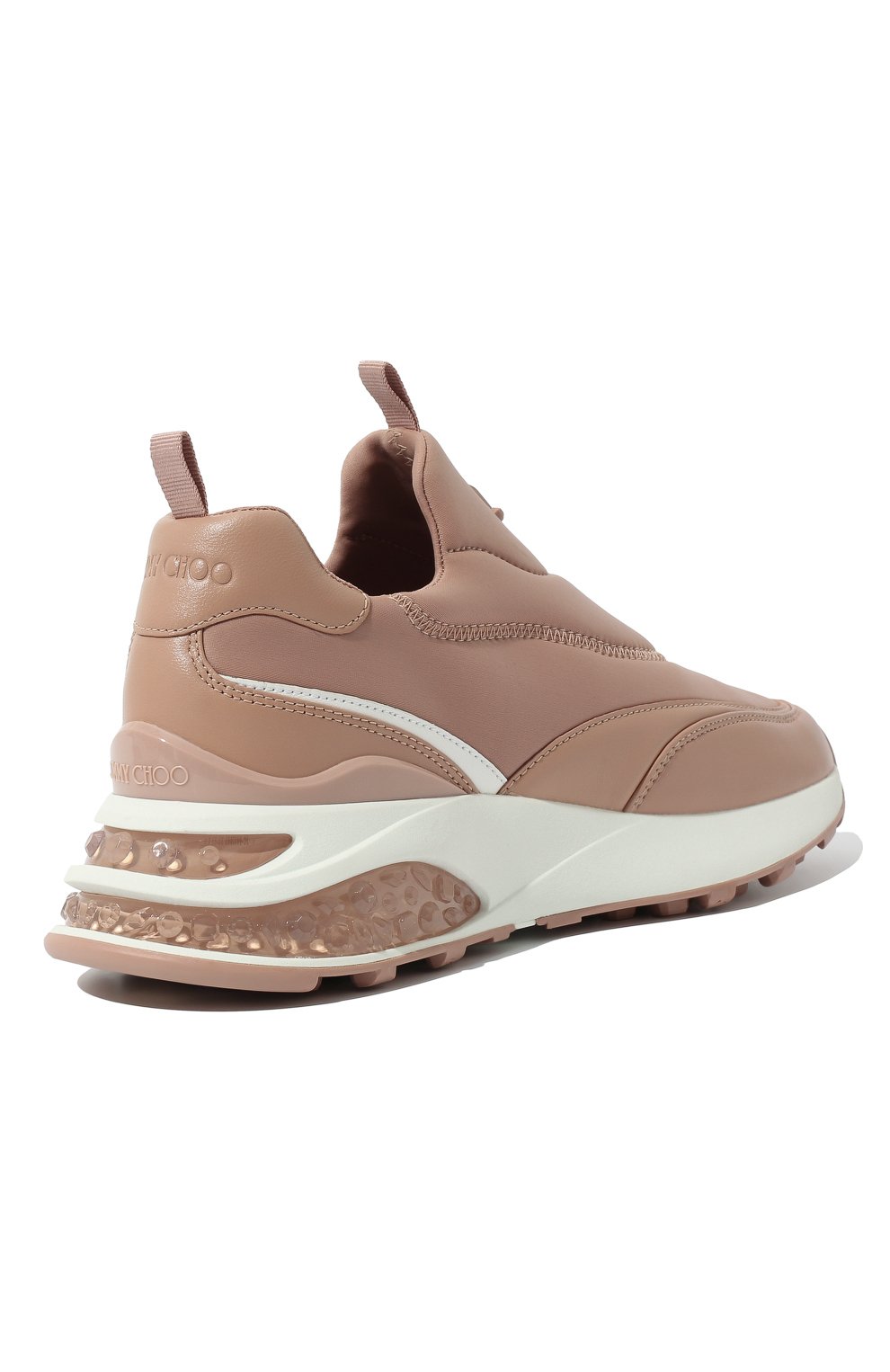 Комбинированные кроссовки memphis JIMMY CHOO бежевого цвета по цене 134000 руб., арт. MEMPHIS/F VZY, фото 5 Комбинированные кроссовки memphis JIMMY CHOO, арт. MEMPHIS/F VZY, фото 5