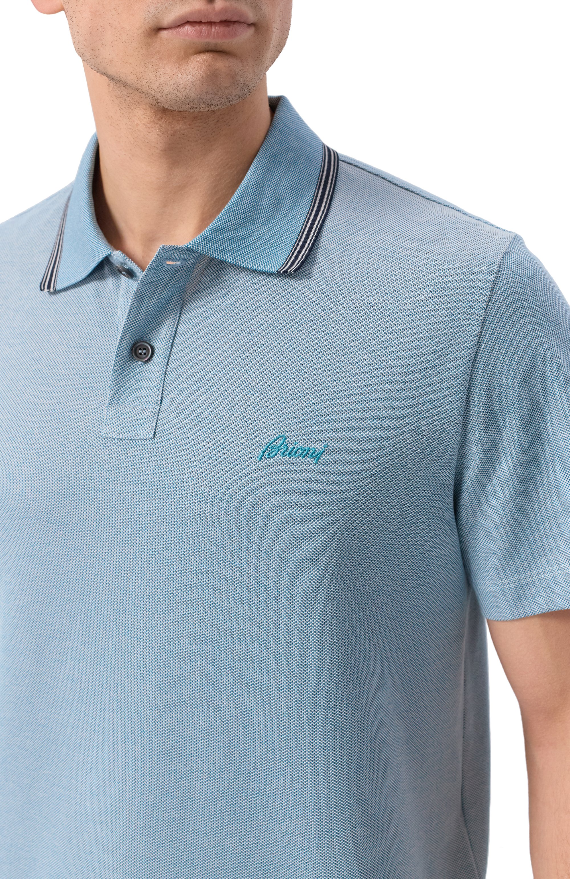 Хлопковое поло BRIONI, арт. UJTA0L/PA627, фото 5