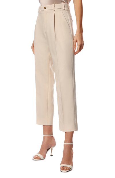 Брюки GUCCI кремового цвета по цене 128160 руб., арт. 679335/ZAFAP, фото 3 Брюки GUCCI, арт. 679335/ZAFAP, фото 3
