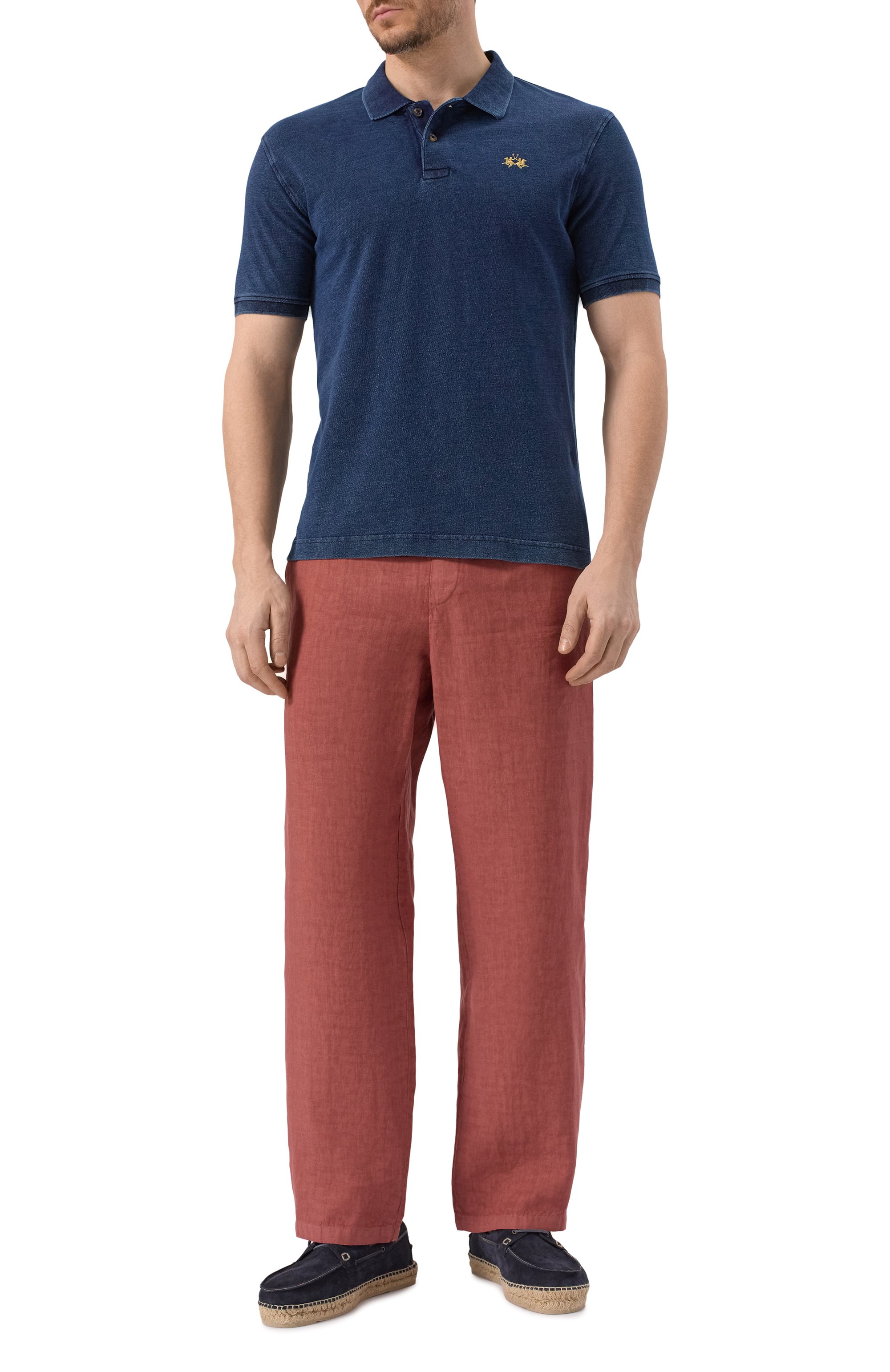 Брюки из хлопка и шелка COLOMBO, арт. PA00505_TCT/T0625-2-C01, фото 2